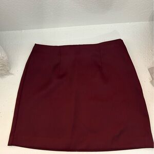 NWT Fall Dark Purple Mini Skirt